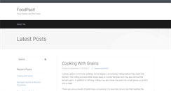 Desktop Screenshot of foodpast.com
