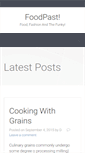 Mobile Screenshot of foodpast.com