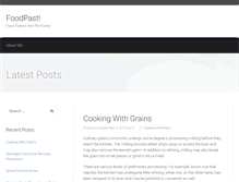 Tablet Screenshot of foodpast.com